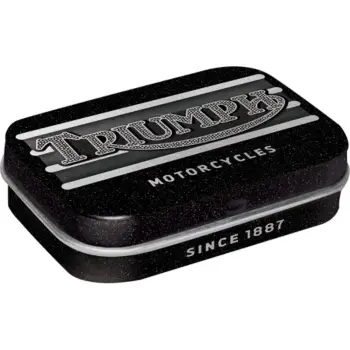 Nostalgic Μεταλλικό κουτάκι με μέντες Triumph - Motorcycles since 1887 15gr