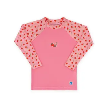 Splash μπλούζα αντηλιακής προστασίας με μακρύ μανίκι `Φράουλες` 1-2 ετ