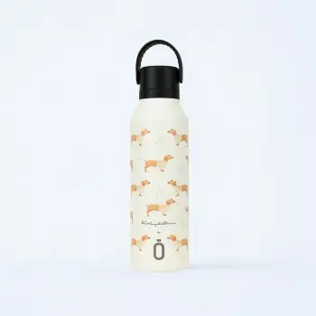 Runbott παγούρι θερμός Mii κρεμ `Σκυλάκια` 600ml