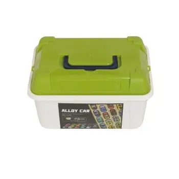 Σετ 70 αυτοκινητάκια pull back σε κουτί αποθήκευσης