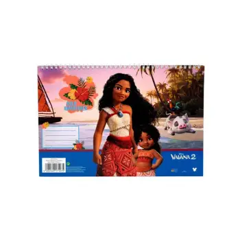 GIM ΜΠΛΟΚ ΖΩΓΡΑΦΙΚΗΣ Vaiana Wave 30Φ  A4 21x29.7 εκ.