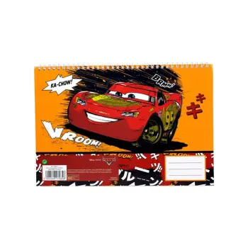 GIM Μπλοκ ζωγραφικής 30φ. CARS ROARING 21x29.7cm.