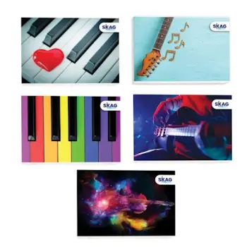 ΤΕΤΡΑΔΙΟ ΜΟΥΣΙΚΗΣ SKAG ΠΛΑΓΙΟ 40Φ.