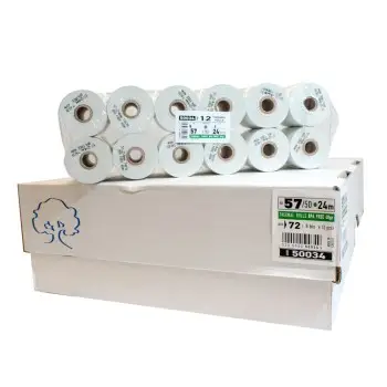 ΚΟΥΤΙ ΘΕΡΜΙΚΩΝ ΡΟΛΛΩΝ ΤΑΜΕΙΑΚΗΣ 57Χ40 15M 48GR. 60 ΤΜΧ