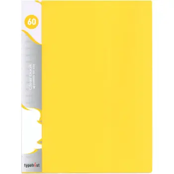 Σούπλ 60 θέσεων Α4 Ενισχυμένο Κίτρινο Typotrust FP10060-21