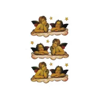 ΑΥΤΟΚΟΛΛΗΤΑ CRISTMAS BSB 8X12 GLITTER ANGELS