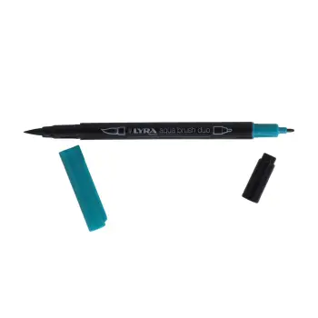Μαρκαδόροι Lyra Aqua Brush Duo Night Green L6520055