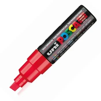 ΜΑΡΚΑΔΟΡΟΙ UNI POSCA PC-8K ΧΟΝΔΡΟ ΚΟΚΚΙΝΟ