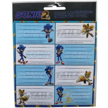 GIM ΕΤΙΚΕΤΕΣ SONIC 2τμχ.