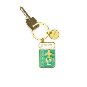 ΜΠΡΕΛΟΚ ΑΠΟ ΣΜΑΛΤΟ LEGAMI WHAT A KEY RING - TRAVEL TICKET (ΕΙΣΙΤΗΡΙΟ ΤΑΞΙΔΙΟΥ) EKR0004