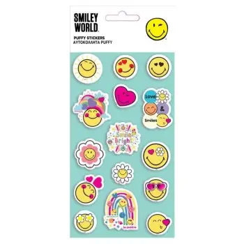ΑΥΤΟΚΟΛΛΗΤΑ PUFFY 10X22EK SMILEYWORLD