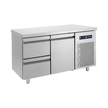 Ψυγείο Πάγκος Συντήρηση Με 1 Διπλή Συρταριέρα και 1 Πόρτα GN