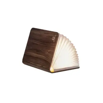 ΞΥΛΙΝΟ ΦΩΤΙΣΤΙΚΟ ΒΙΒΛΙΟ GINGKO GK12WB NATURAL WOOD SMART BOOK LIGHT WALNUT