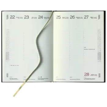 ΗΜΕΡΟΛΟΓΙΟ 2026 ΕΒΔΟΜΑΔΙΑΙΟ Cotton Classic Μαύρο L17x24cm