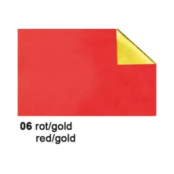 Ρολό αναπλήρωσης φύλλου αλουμινίου 50x80cm χρυσό\κόκκινο