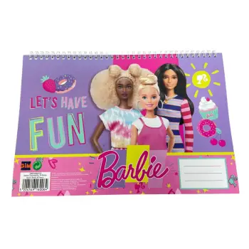 GIM ΜΠΛΟΚ ΖΩΓΡΑΦΙΚΗΣ BARBIE 30Φ  A4 21x29.7 εκ.
