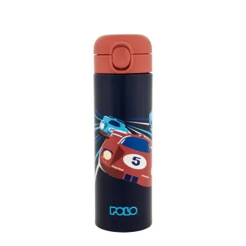 ΘΕΡΜΟΣ STAINLESS STEEL JUNIOR 0,50ML POLO CAR