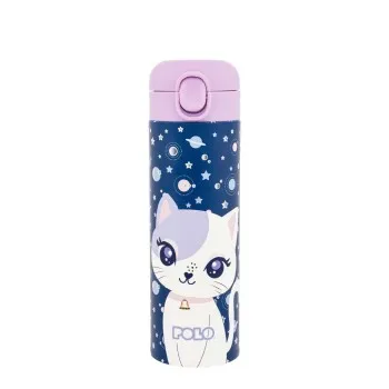 ΘΕΡΜΟΣ STAINLESS STEEL JUNIOR 0,50ML POLO ΓΑΤΑ