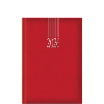 ΗΜΕΡΟΛΟΓΙΟ 2026 ΗΜΕΡΗΣΙΟ 17.2X24 Sidney Classic Κόκκινο M