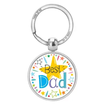 THINKOFME ΜΠΡΕΛΟΚ 3,6cm BEST DAD ΑΣΤΕΡΙ
