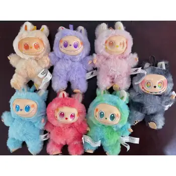 Labubu Λούτρινο Monsters Μπρελόκ 16cm Energy – Mystery Box Πολύχρωμα
