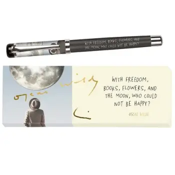 MOSES ΣΤΥΛΟ ROLLERBALL LIBRI_X TINTENROLLER BLUE INK OSCAR WILDE Μ83551
