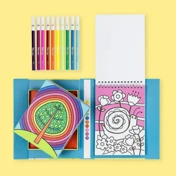 Σετ Δραστηριοτήτων – Colour By Numbers Garden Tiger Tribe