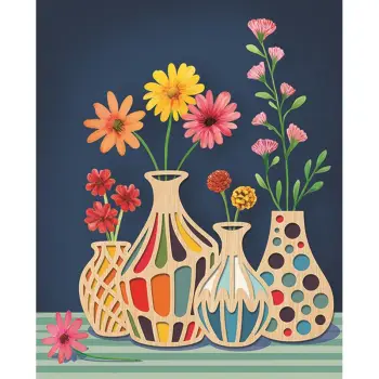 ΚΑΡΤΑ HOLLYWOOD ΧΩΡΙΣ ΜΗΝΥΜΑ 4 ΞΥΛΙΝΑ ΒΑΖΑ