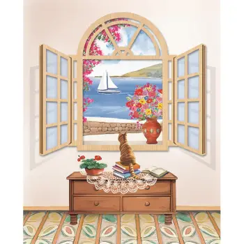 ΚΑΡΤΑ HOLLYWOOD ΧΩΡΙΣ ΜΗΝΥΜΑ ΠΑΡΑΘΥΡΟ ΜΕ ΘΕΑ ΣΤΗ ΘΑΛΑΣΣΑ