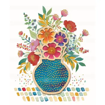 ΚΑΡΤΑ HOLLYWOOD ΧΩΡΙΣ ΜΗΝΥΜΑ ΜΠΛΕ ΒΑΖΟ ΜΕ ΛΟΥΛΟΥΔΙΑ