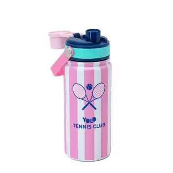 ΜΕΤΑΛΛΙΚΟ ΘΕΡΜΟΣ ΜΕ ΛΑΒΗ 500ML –  Tennis Club Girl