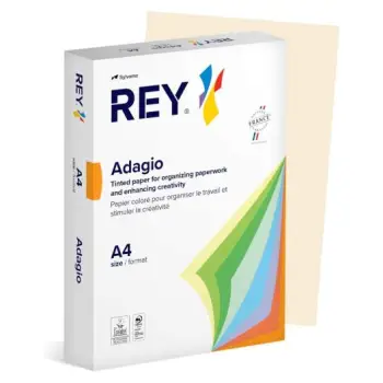 REY Adagio Χαρτόνι Α4 160gr. 250φ IVORY