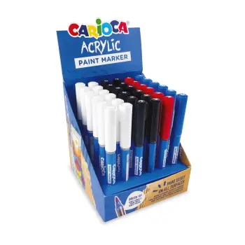 ΜΑΡΚΑΔΟΡΟΙ ΑΚΡΥΛΙΚΟΙ CARIOCA (brush tip) 1 TEMAXIO