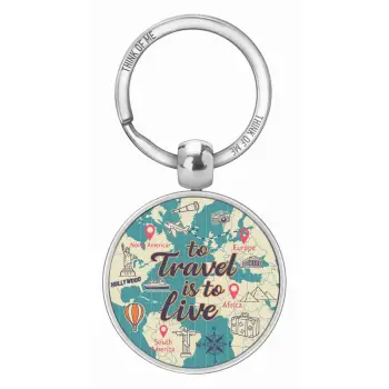 THINKOFME ΜΠΡΕΛΟΚ 3,6cm TO TRAVEL IS TO LIVE