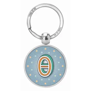 THINKOFME ΜΠΡΕΛΟΚ 3,6cm ΜΟΝΟΓΡΑΜΜΑ “Θ”