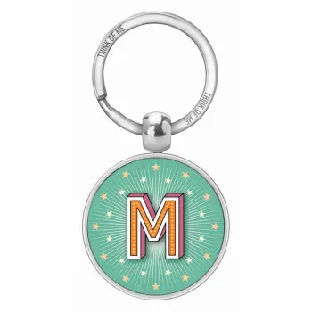 THINKOFME ΜΠΡΕΛΟΚ 3,6cm ΜΟΝΟΓΡΑΜΜΑ “Μ”