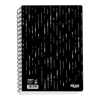 SKAG ΘΕΜΑΤΙΚΑ ΤΕΤΡΑΔΙΑ BLACK & WHITE Α4 4ΘΕΜ 80ΓΡ N.9074