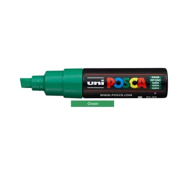 ΜΑΡΚΑΔΟΡΟΙ UNI POSCA PC-8K ΧΟΝΔΡΟ ΠΡΑΣΙΝΟ