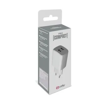 CELLY ΦΟΡΤΙΣΤΗΣ ΤΑΞΙΔΙΟΥ 2USB 2.4Α ΛΕΥΚΟΣ