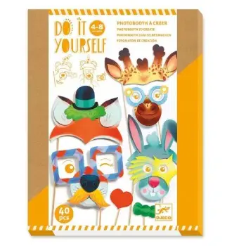 Djeco DIY Φτιάχνω Photobooth Φατσούλες ζωάκια