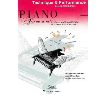 PIANO ADVENTURES ALL IN TWO TECHNIQUE & PERFORMANCE 1