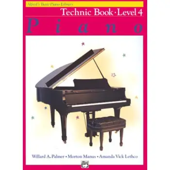 ALFRED'S BASIC PIANO LIBRARY-TECHNIC BOOK LEVEL 4
