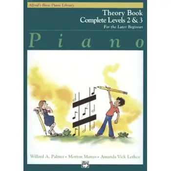 Alfred's Basic Piano Library-Complete Theory Book Level 2 & 3