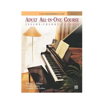 Alfred's Adult All-In-One Course Level 1