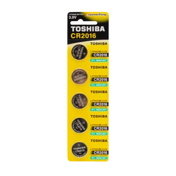 TOSHIBA ΜΠΑΤΑΡΙΕΣ COINS ΛΙΘΙΟΥ CR-2016 5 Τ.