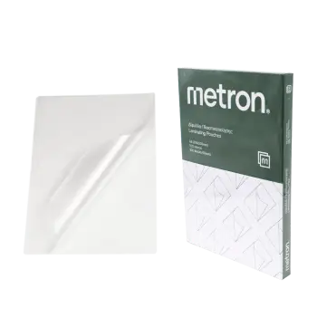 METRON ΔΙΦΥΛΛΟ ΠΛΑΣΤΙΚΟΠΟΙΗΣΗΣ 216x303 Α4 100 micron 100 ΤΕΜΑΧΙΑ (Το προιόν πωλείται σε μεμονωμένα τεμάχια του ενός)