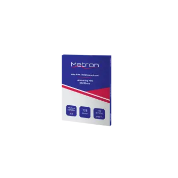 METRON ΔΙΦΥΛΛΟ ΠΛΑΣΤΙΚΟΠΟΙΗΣΗΣ 65x95mm 125mic 100 TEMAXIA (Το προιόν πωλείται σε μεμονωμένα τεμάχια του ενός)