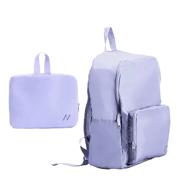 MUITOMAS ΤΣΑΝΤΑ ΠΛΑΤΗΣ ΑΝΑΔΙΠΛΟΎΜΕΝΗ 42x32x15.5cm ΒΙΟΛΕΤΙ