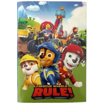 GIM gim τετράδιο 17x25cm paw Patrol Rescue Wheels