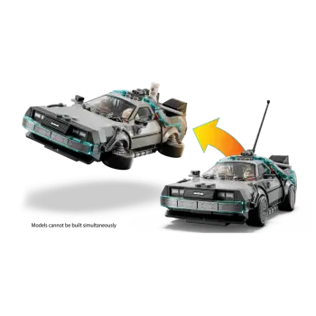 LEGO speed champions χρονομηχανή από την επιστροφή στο μέλλον (9+) 77256